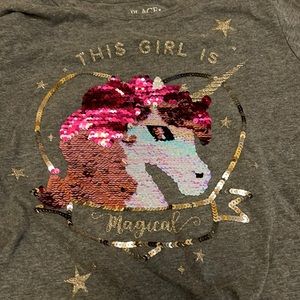 Place girl Grey size XL. It changes color